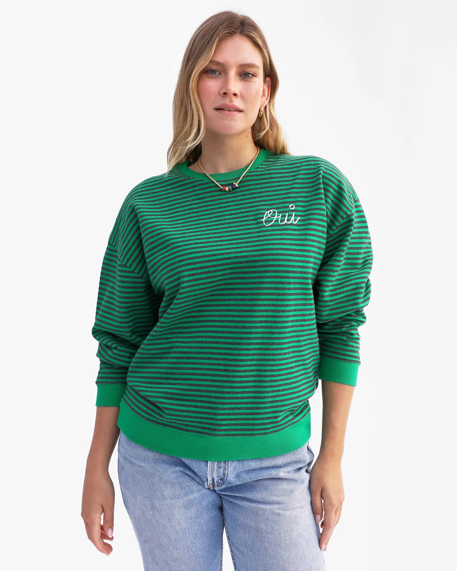 Clare V. Oversized Sweatshirt AP-LS-LS-100351