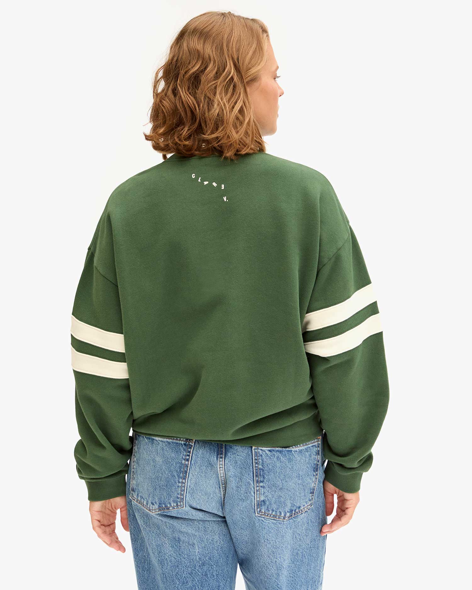 Clare V. Oversized Varsity Sweatshirt AP-LS-LS-100296