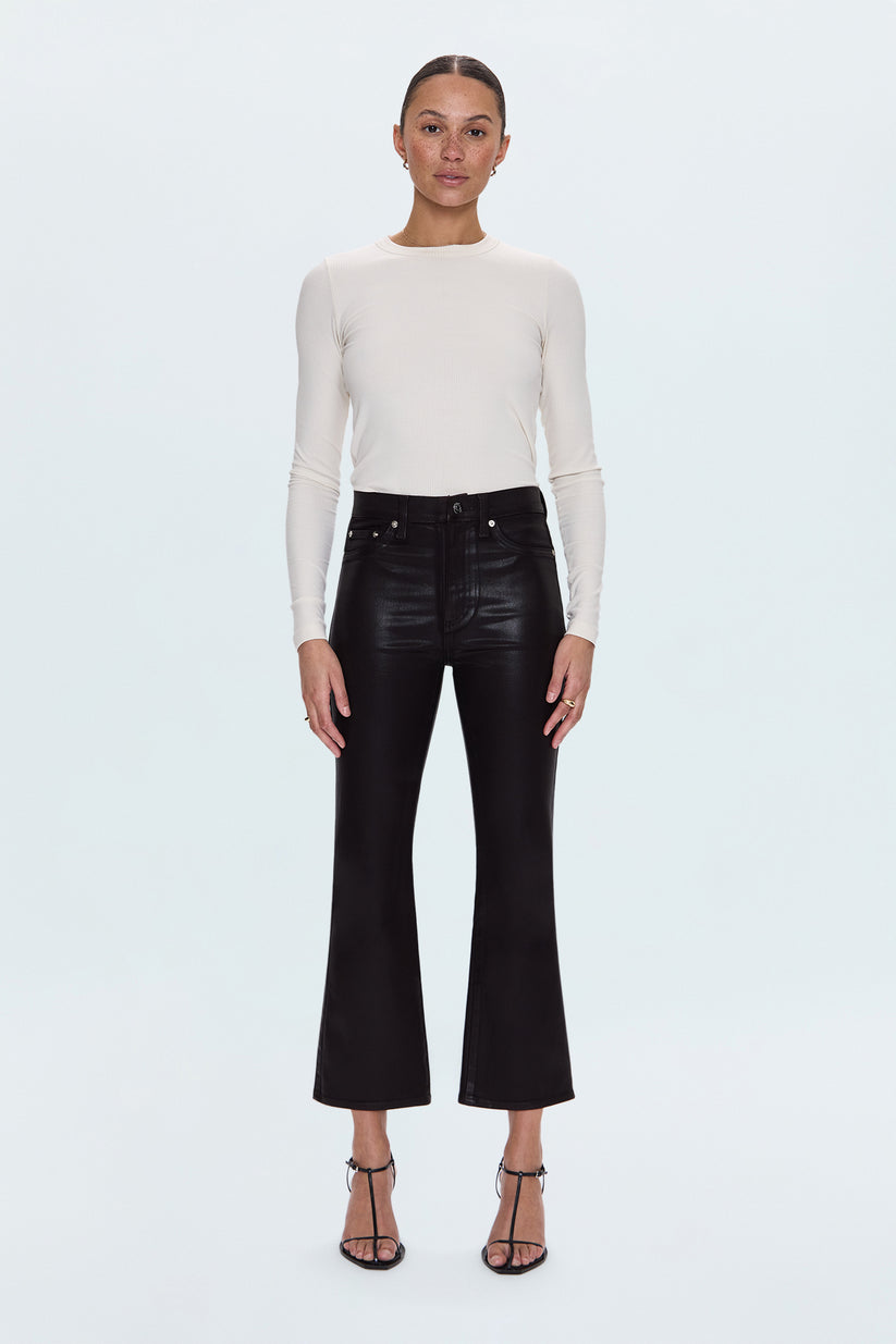 Pistola Lennon High Rise Coated Crop Boot