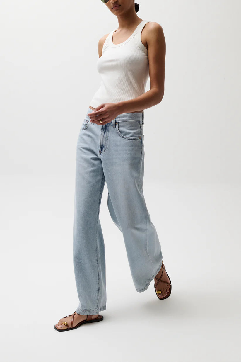 Pistola Jaydn Mid Rise Palazzo Jean Chateau