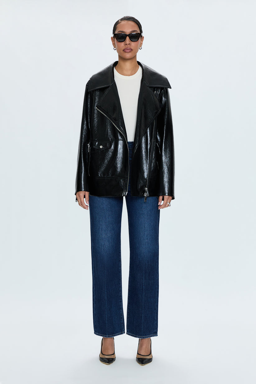 Pistola Cassie Super High Rise Straight Jean