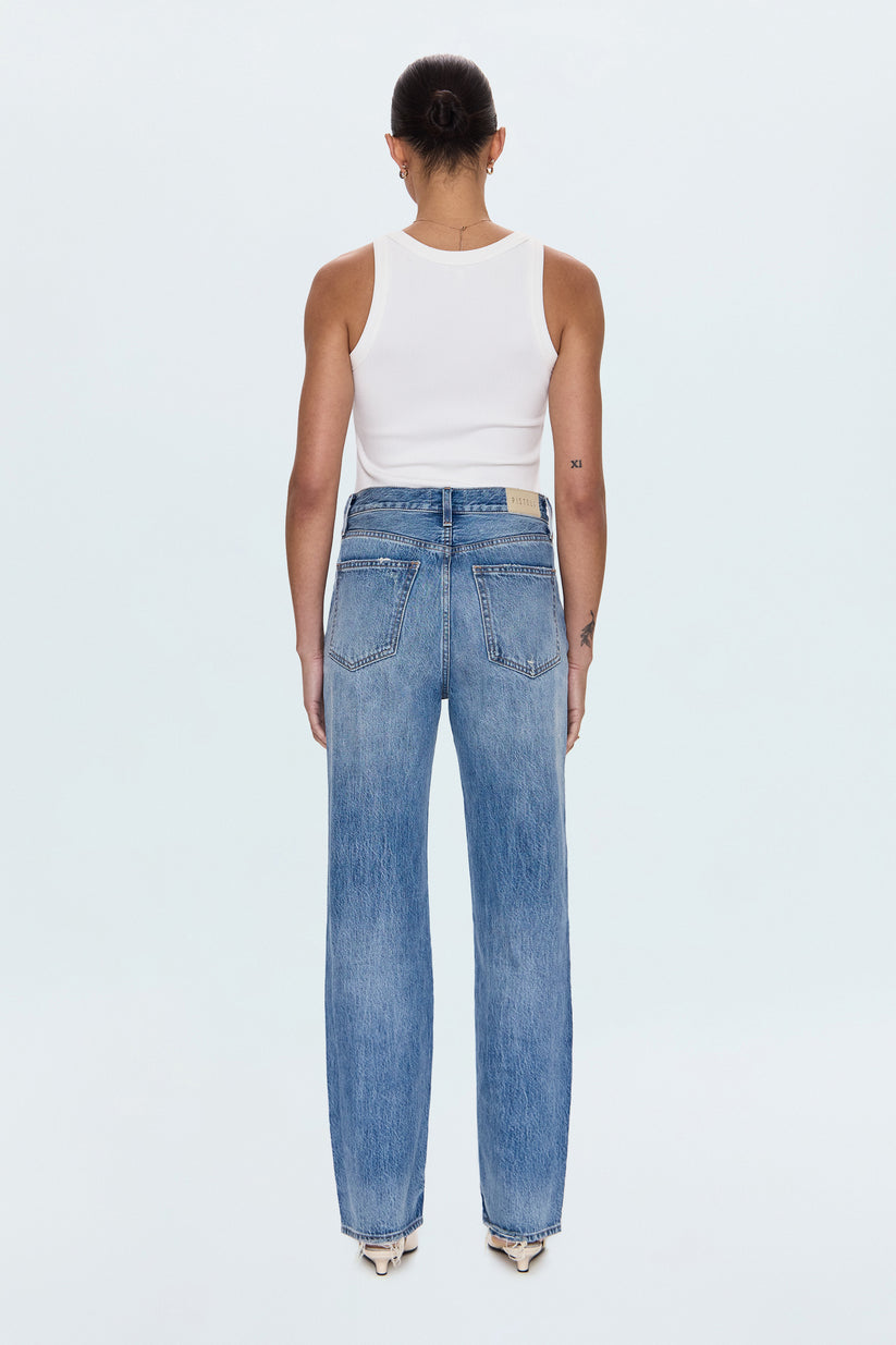 Pistola Cassie Super High Rise Straight Leg