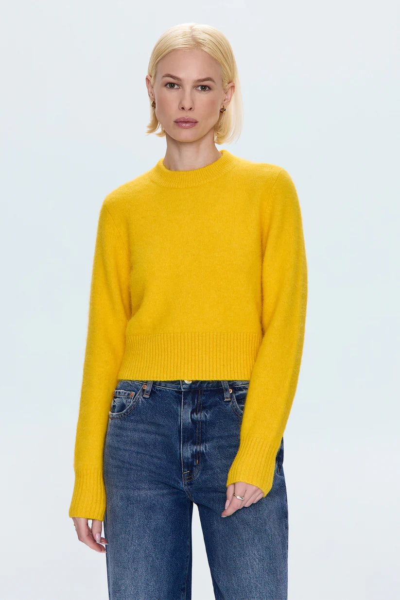 Pistola Sara Shrunken Crewneck Sweater
