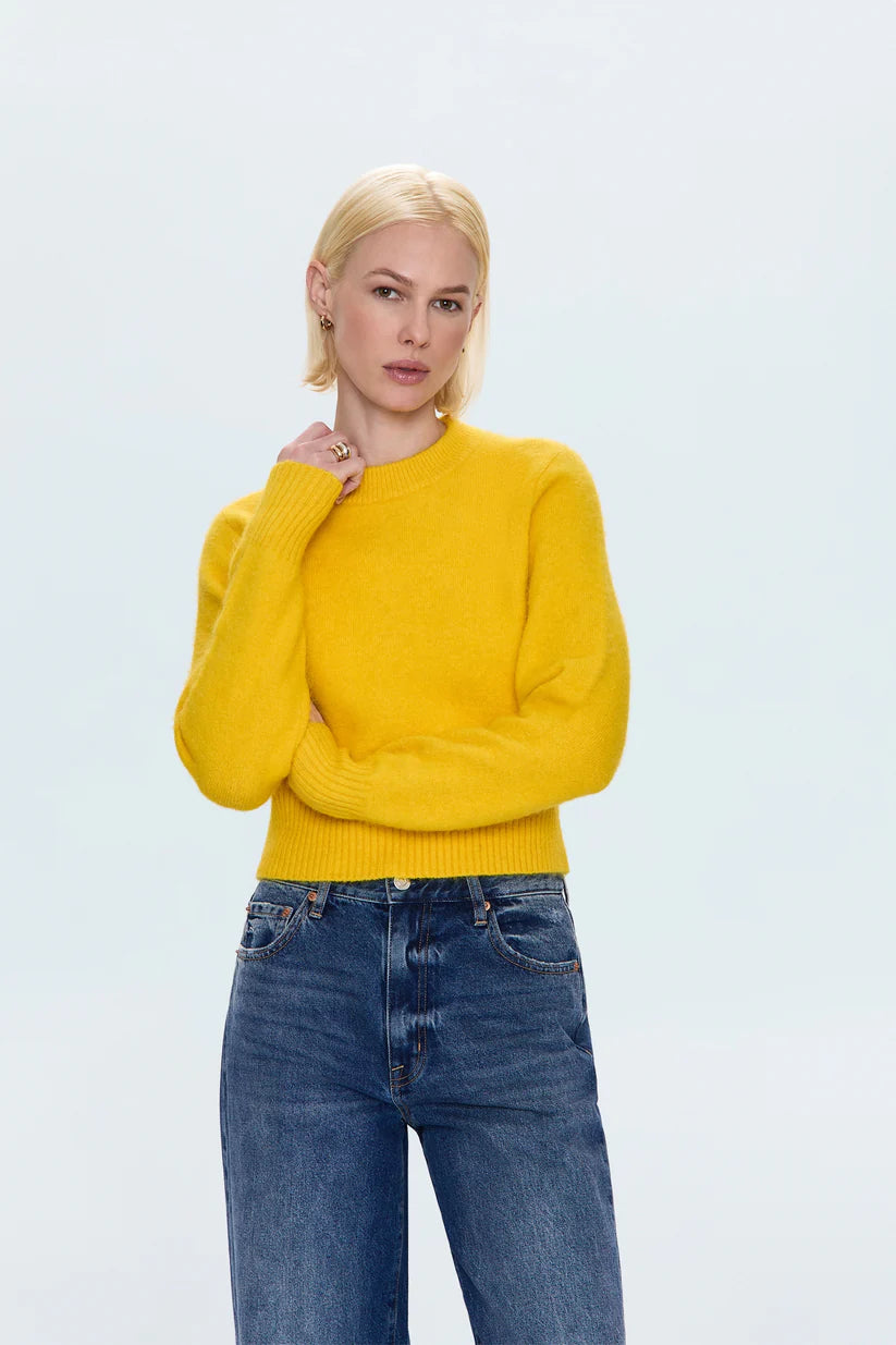 Pistola Sara Shrunken Crewneck Sweater