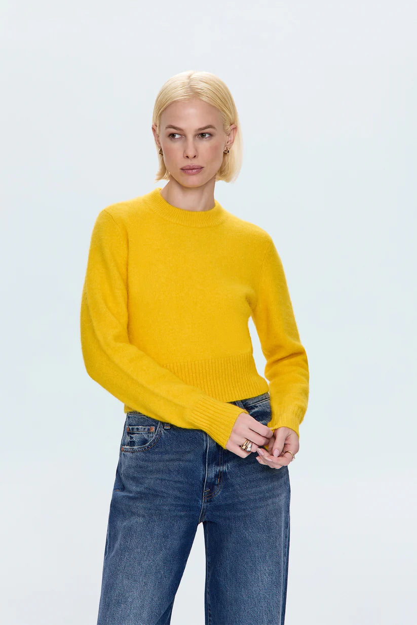 Pistola Sara Shrunken Crewneck Sweater