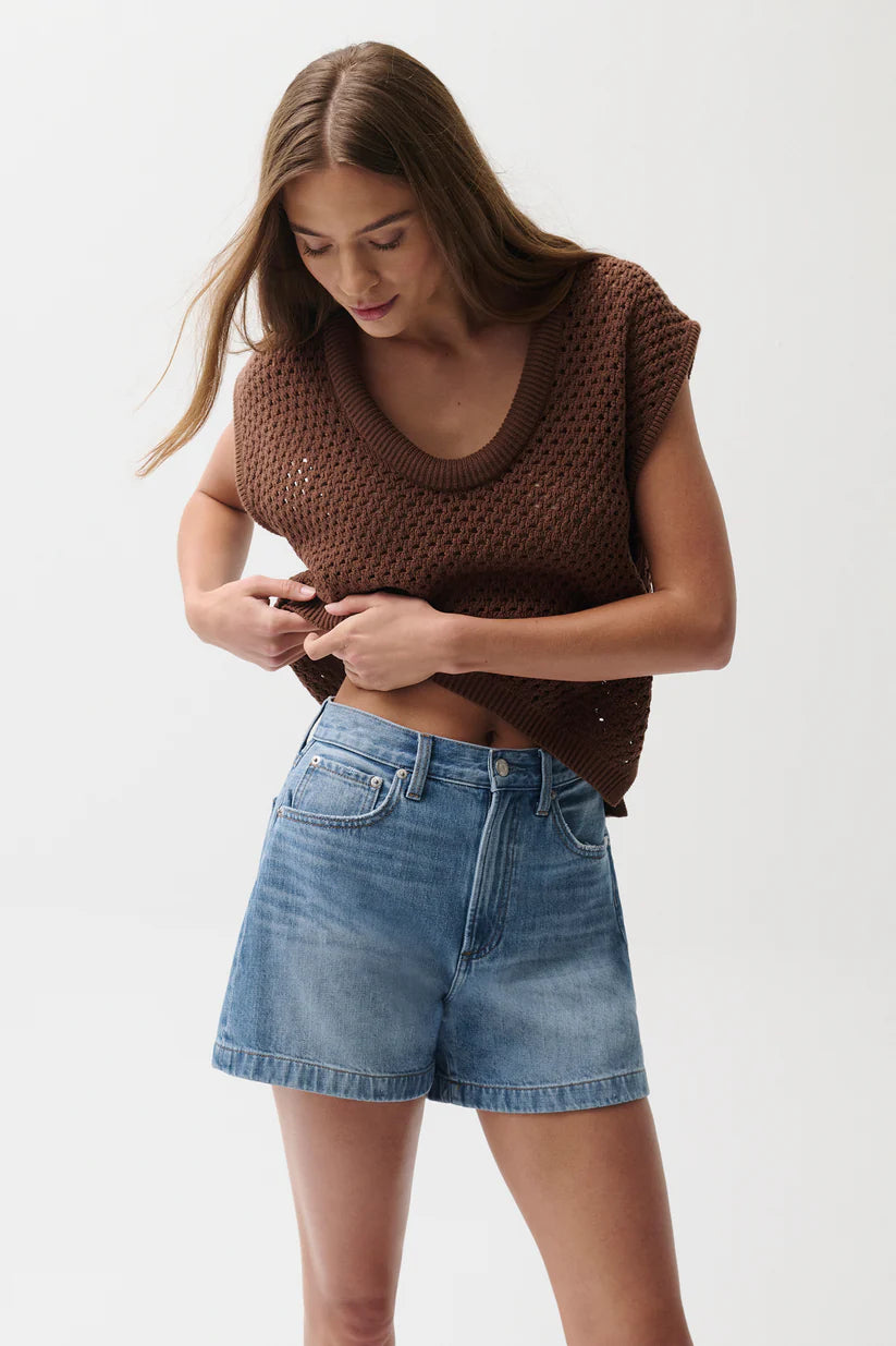 Pistola Saige High Rise A-Line Short