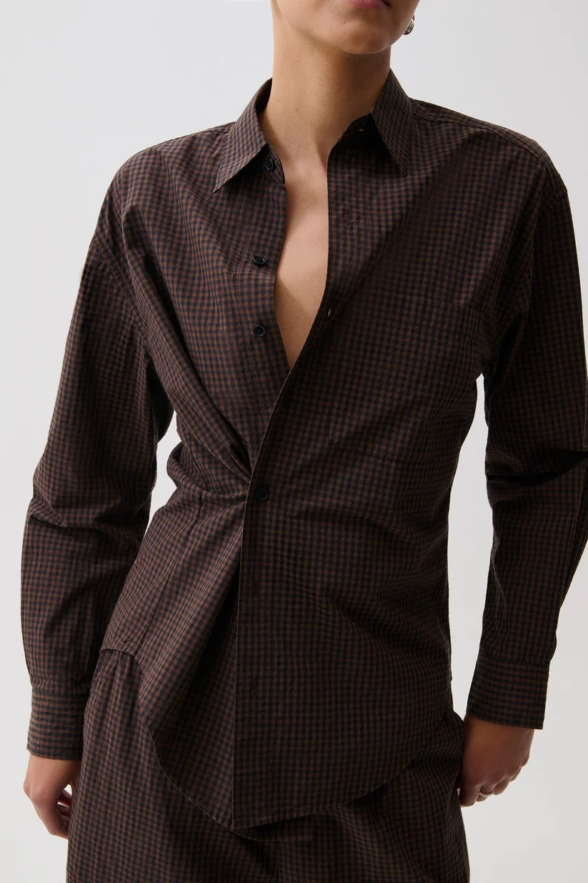Pistola Mila Button Down Wrap Top