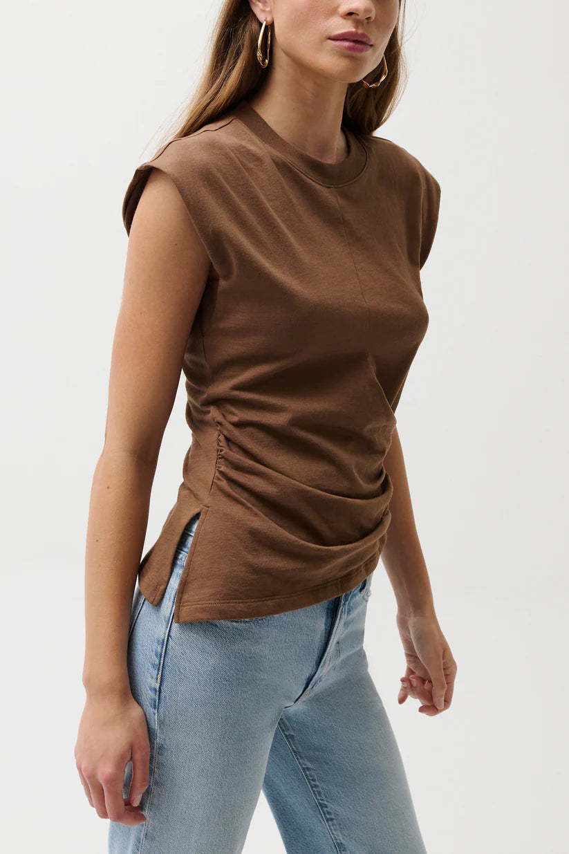 Pistola Nya Draped Tee Java
