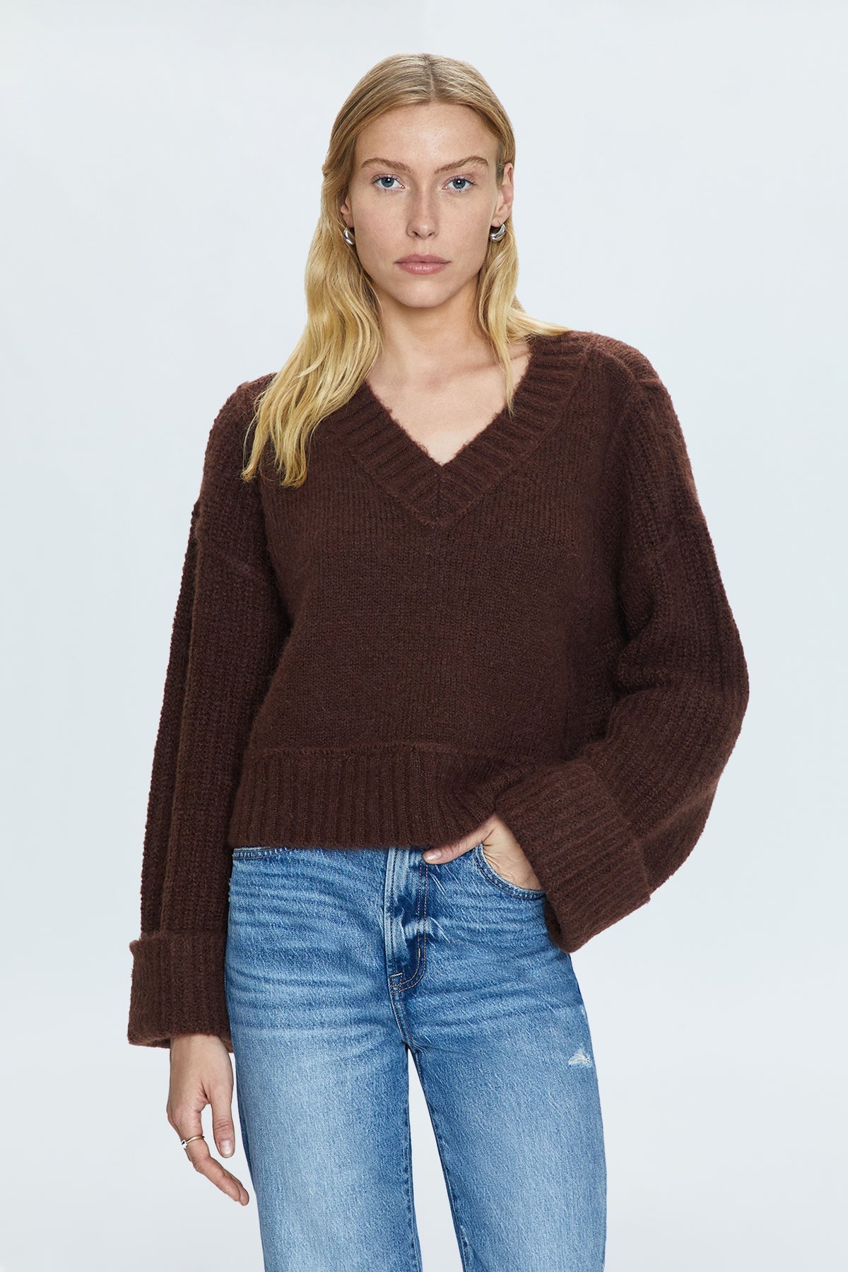 Pistola Joy Cropped Boxy Sweater