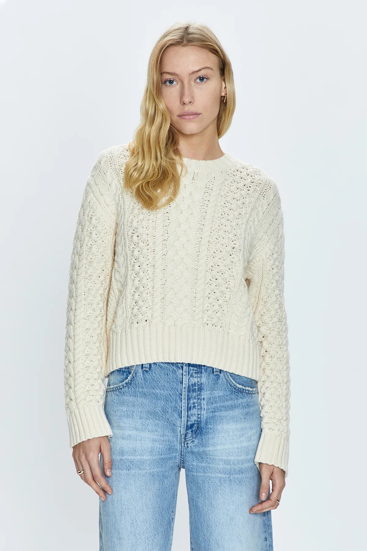 Pistola Quinn Shrunken Fisherman Sweater