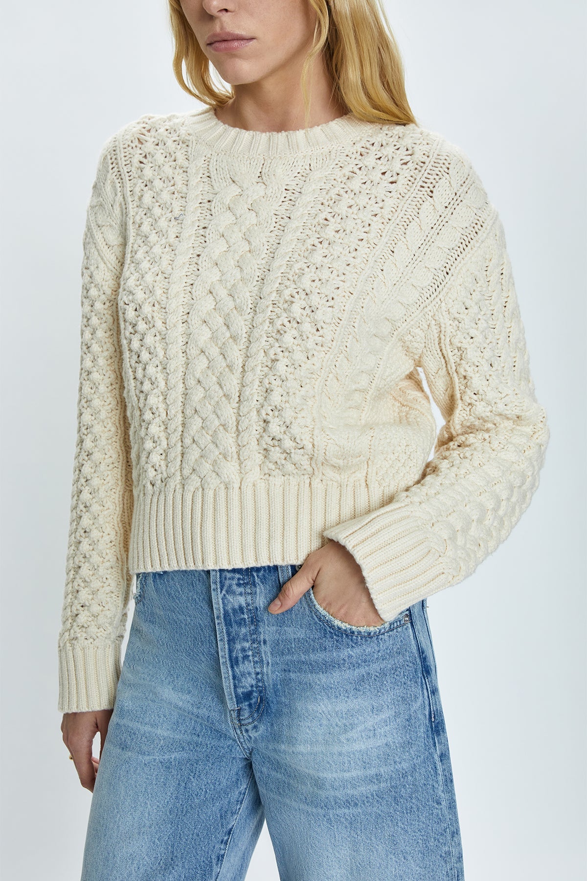 Pistola Quinn Shrunken Fisherman Sweater