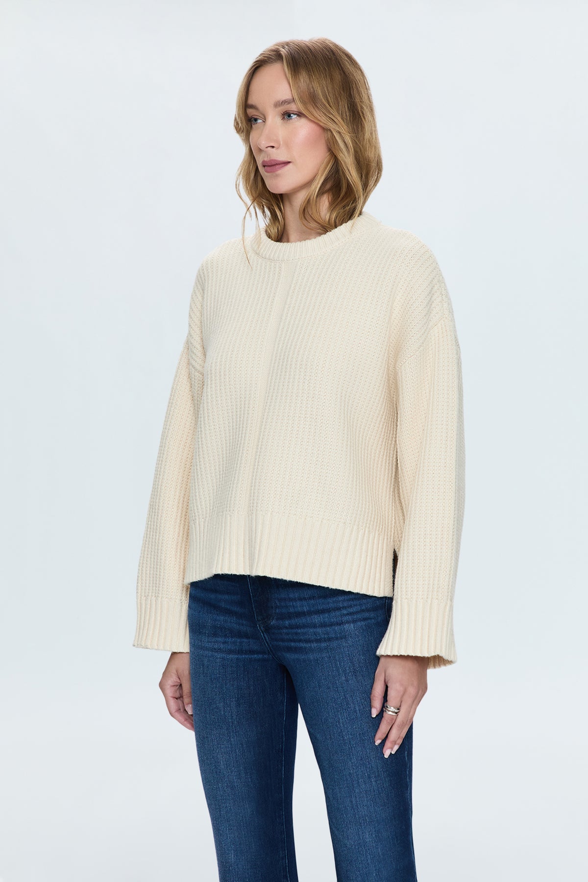 Pistola Leigh Textured Crewneck Sweater