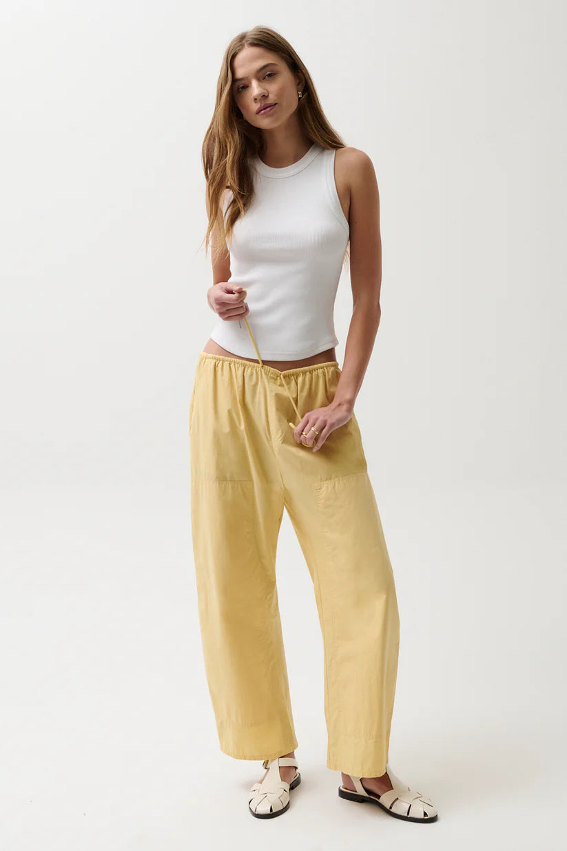 Pistola Theo Poplin Pant Light Turmeric