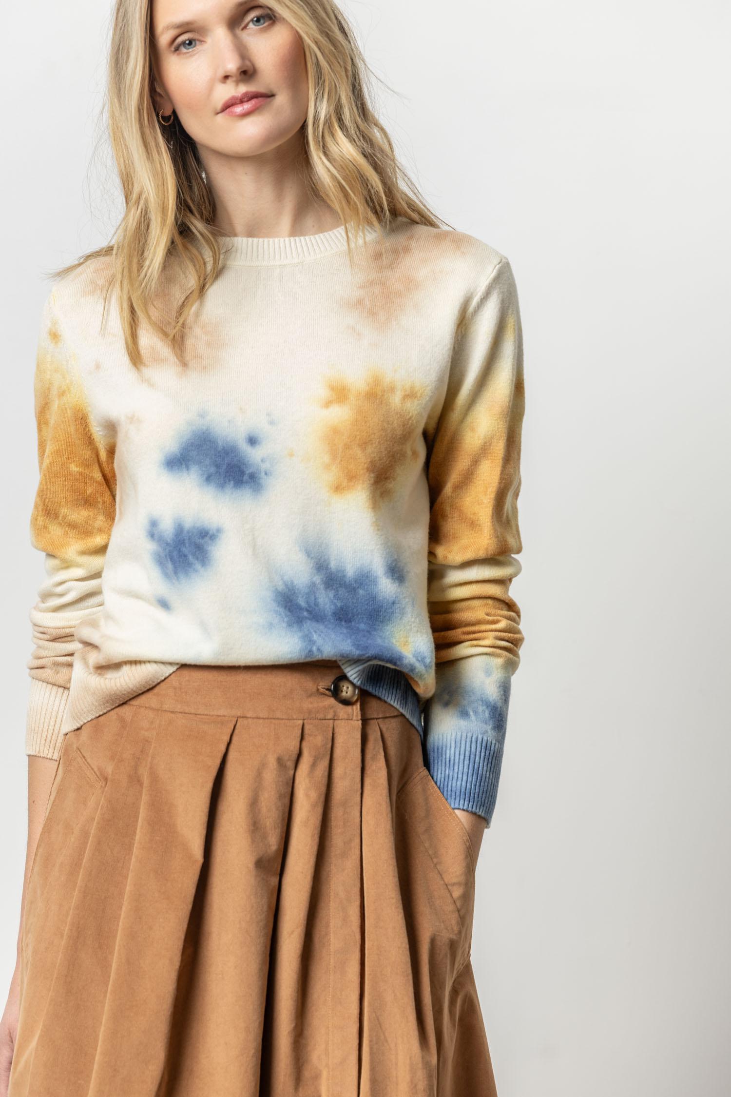 Lilla P Tie Dye Crewneck Sweater PA2680