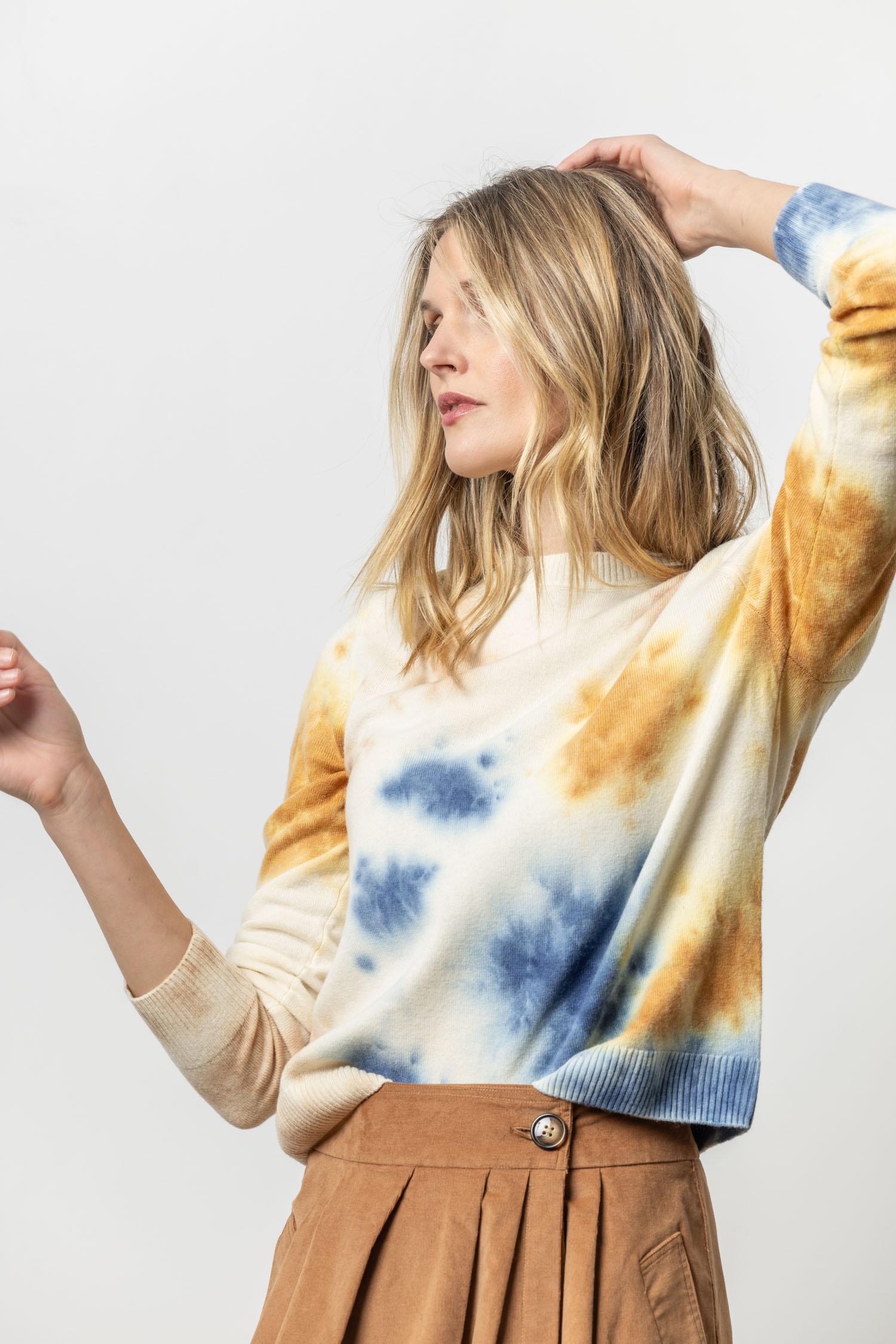 Lilla P Tie Dye Crewneck Sweater PA2680