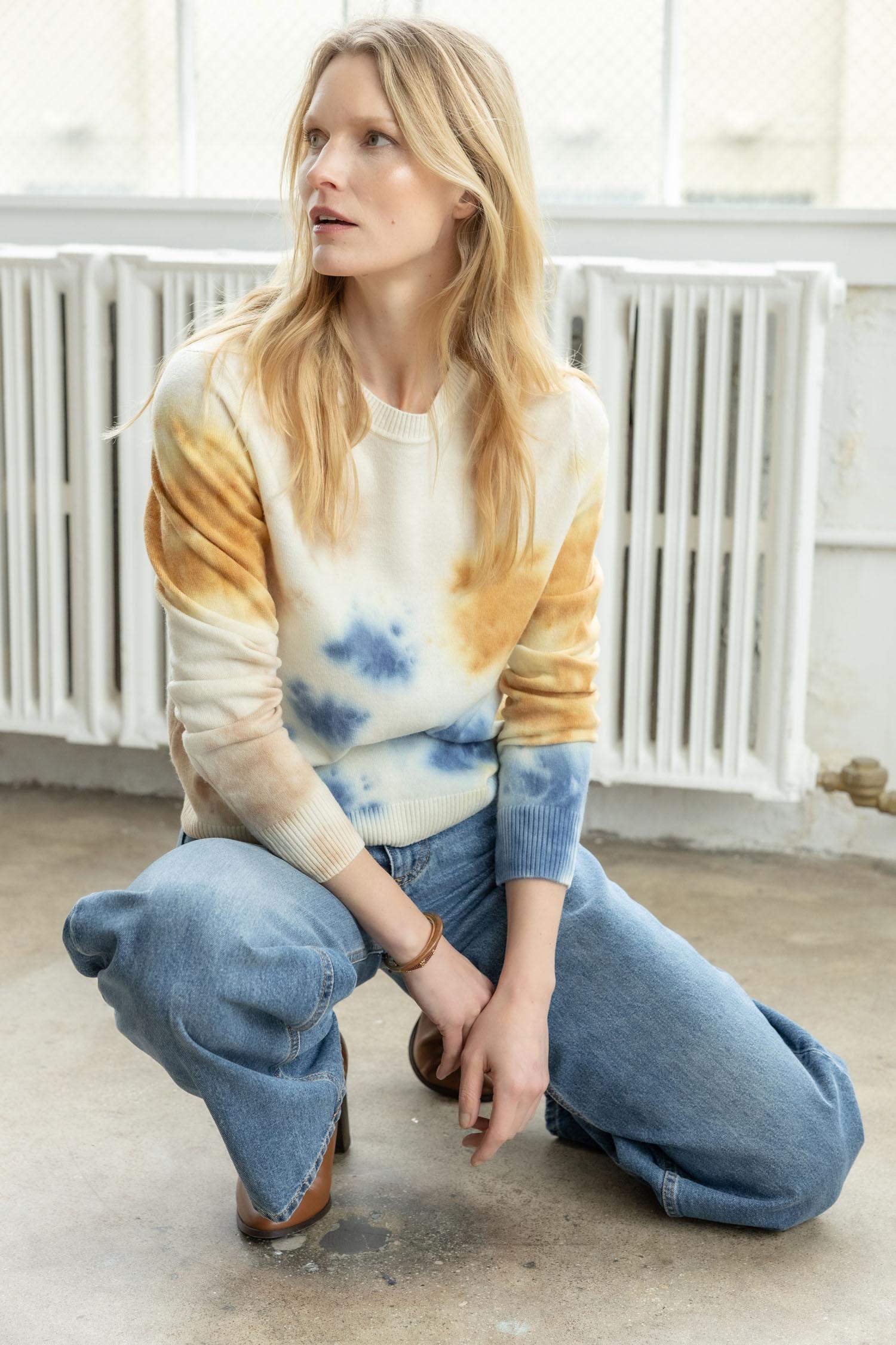 Lilla P Tie Dye Crewneck Sweater PA2680