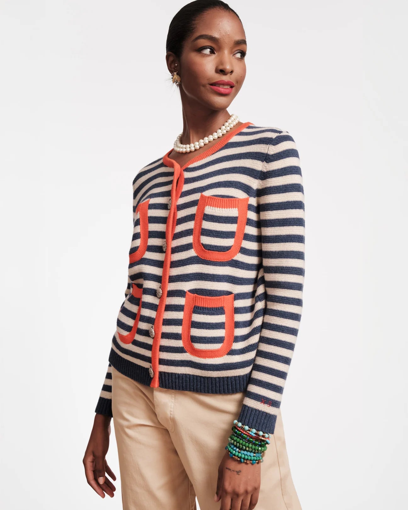 Frances Valentine Pierre Stripe Sweater