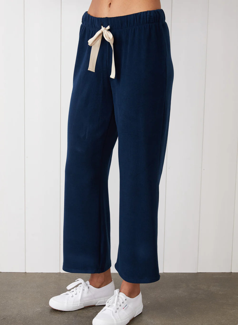 Stateside Honeyluxe Drawstring Cropped Flare Pant 5786