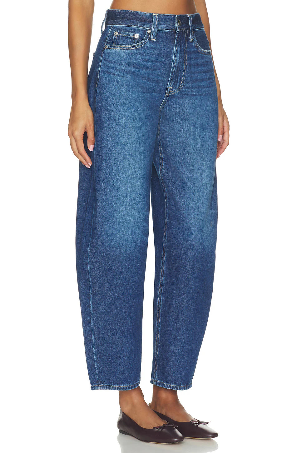 Pistola Sacha High Rise Relaxed Barrel Jean
