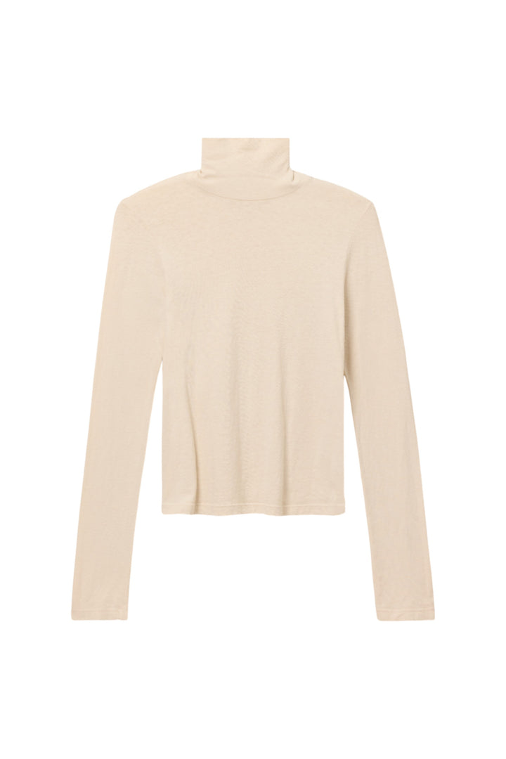 Perfect White Tee Cindy Recycled Cotton Turtleneck