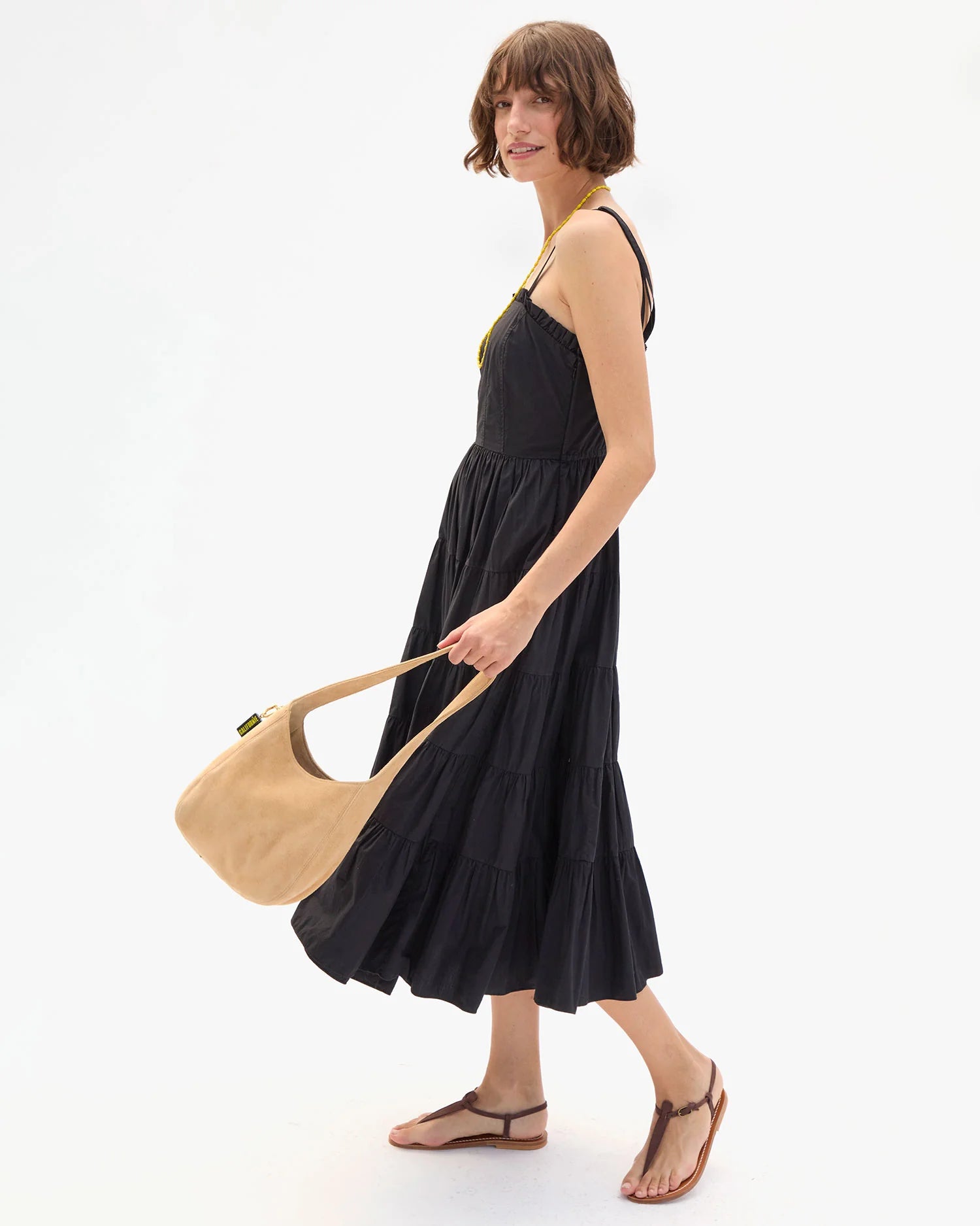 Clare V. Petit Bando Suede Dune CVH1001044