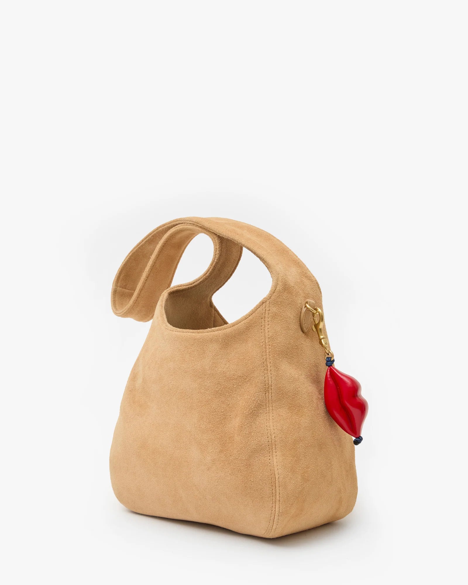 Clare V. Petit Bando Suede Dune CVH1001044
