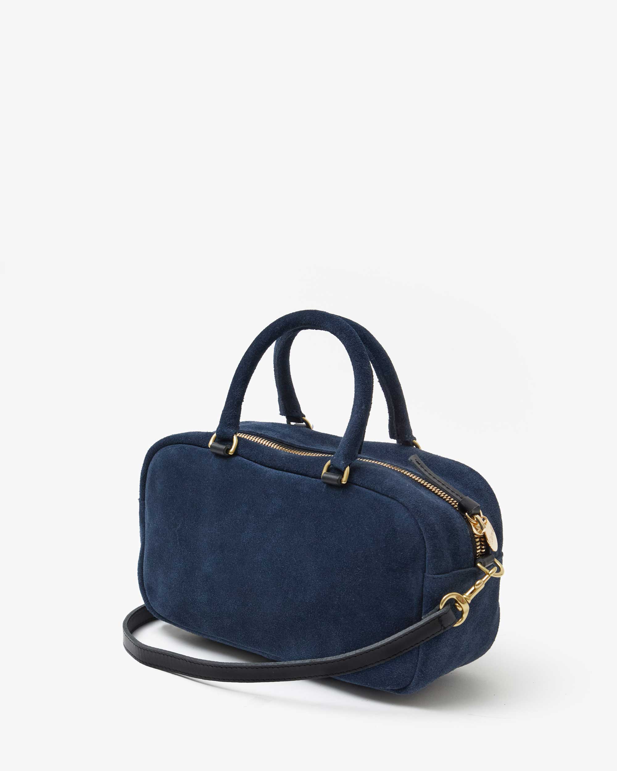 Clare V Petit Claudine - Bright Navy Suede HB-TH-KP-100008