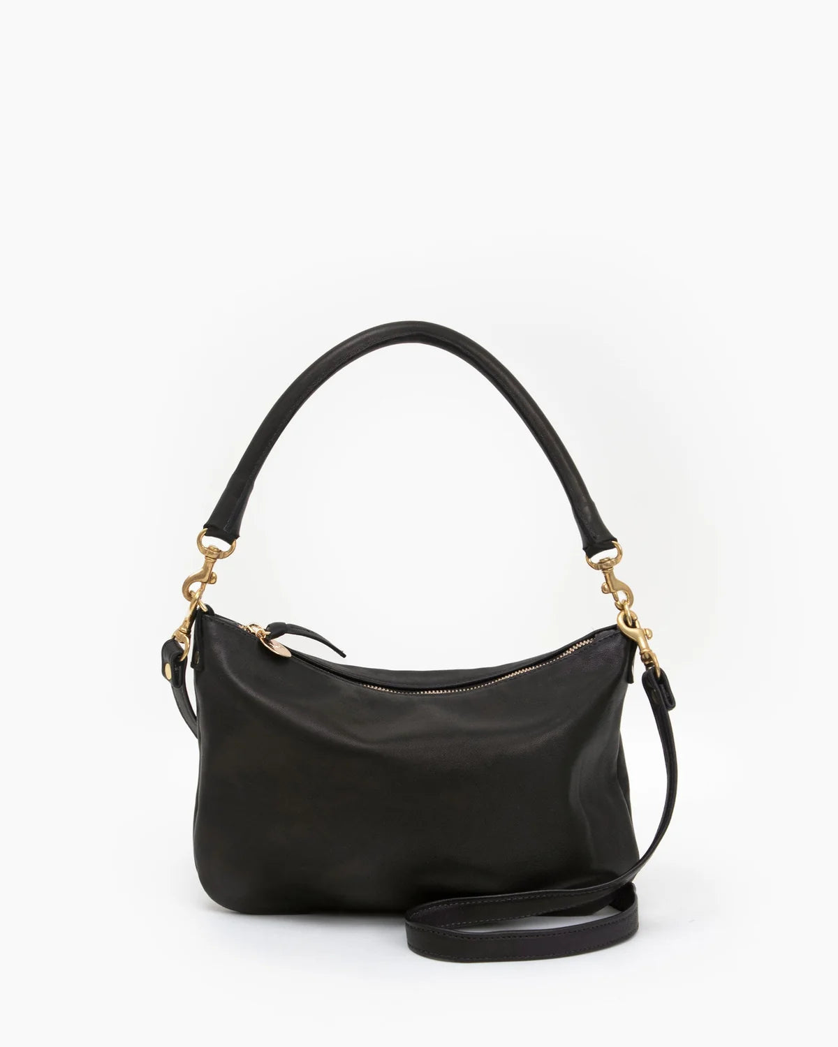 Clare V. Petit Moyen Messenger Italian Nappa 100006