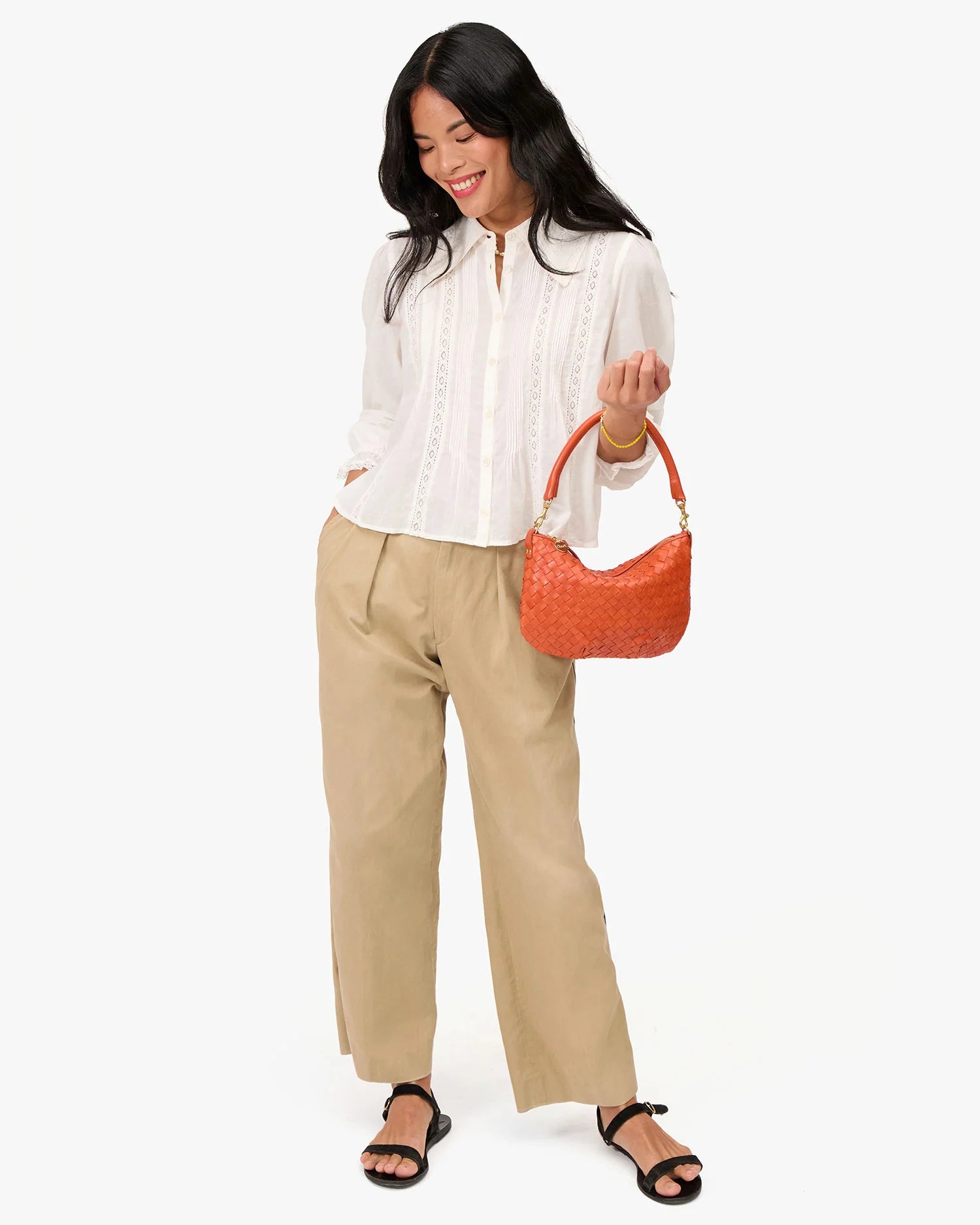 Clare V. Petit Moyen Messenger Bag CVH1000644