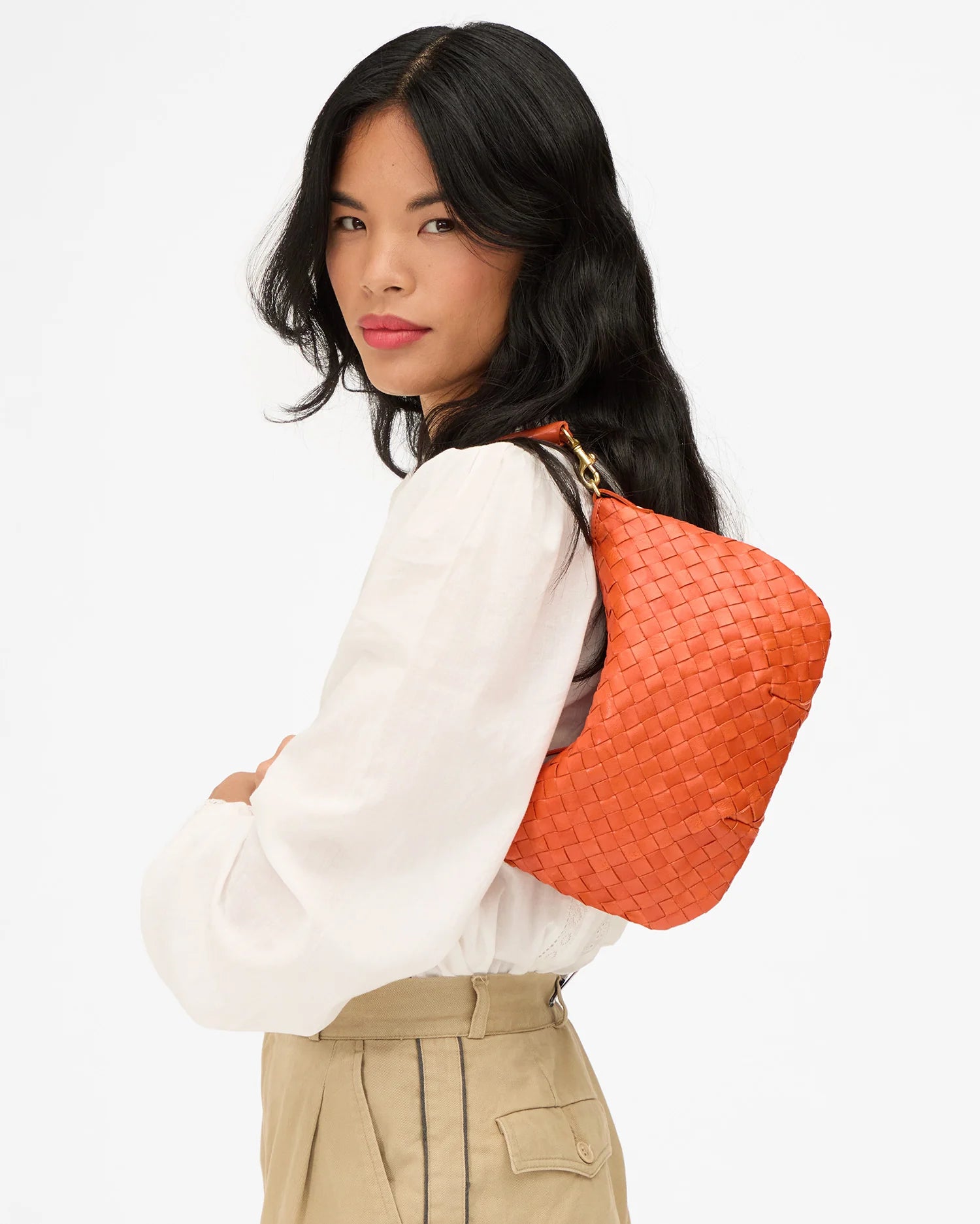 Clare V. Petit Moyen Messenger Bag CVH1000644