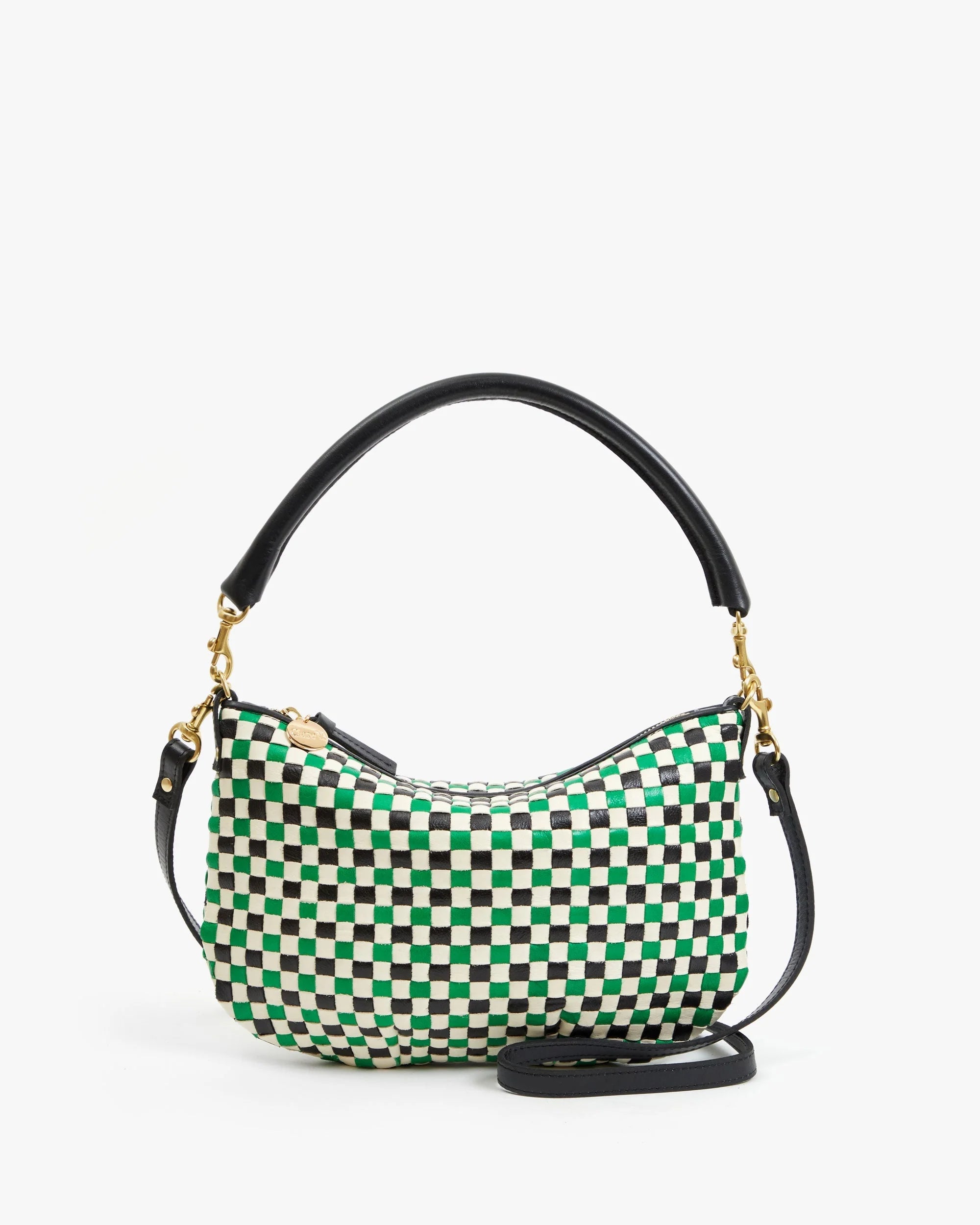 Clare V Petit Moyen Woven Checker HB-CB-MB-100029