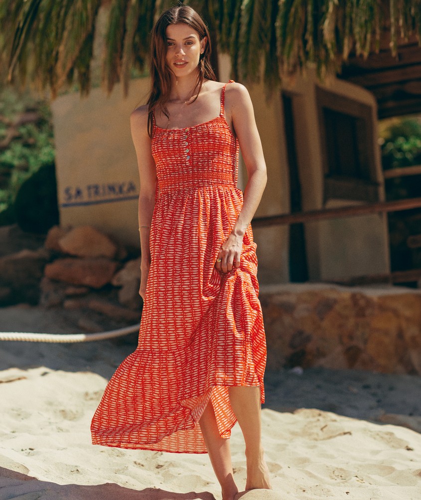Marine Layer Carmen Smocked Dress