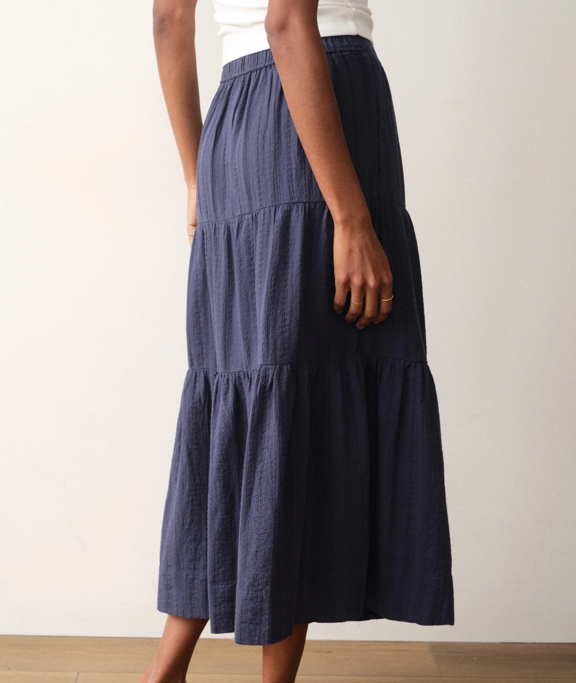 Marine Layer Lana Button Through Skirt