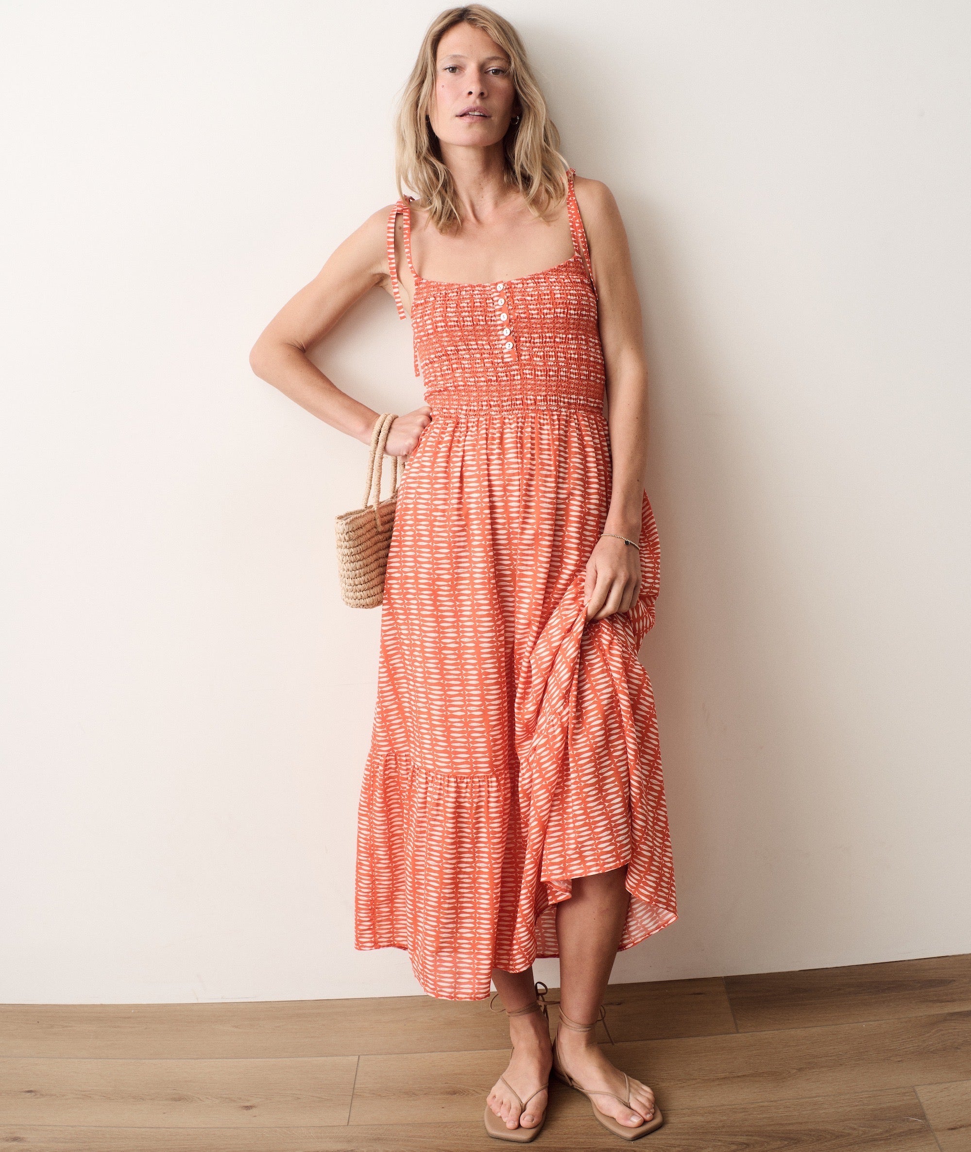 Marine Layer Carmen Smocked Dress