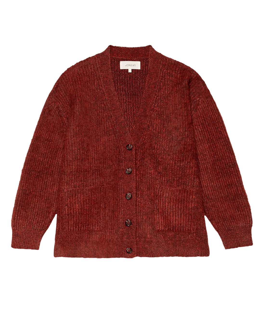 The Great The Brushed Melange Cardigan