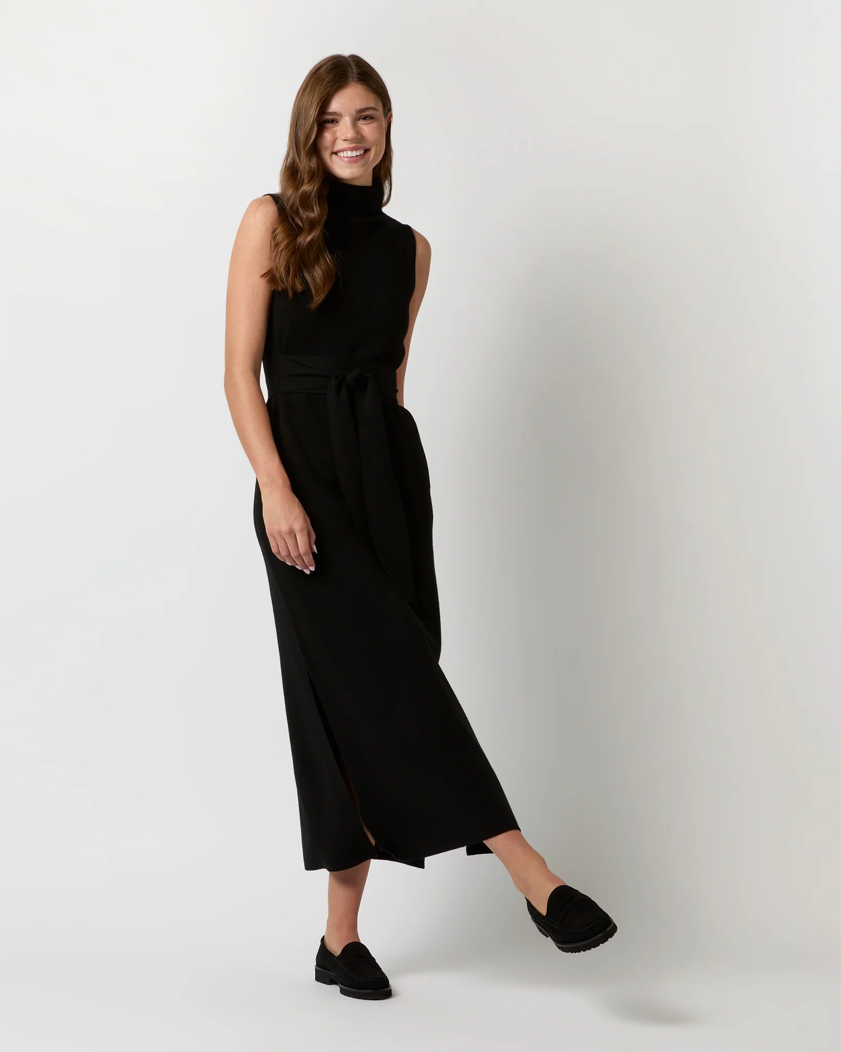 Ann Mashburn Maya Funnel-Neck Dress