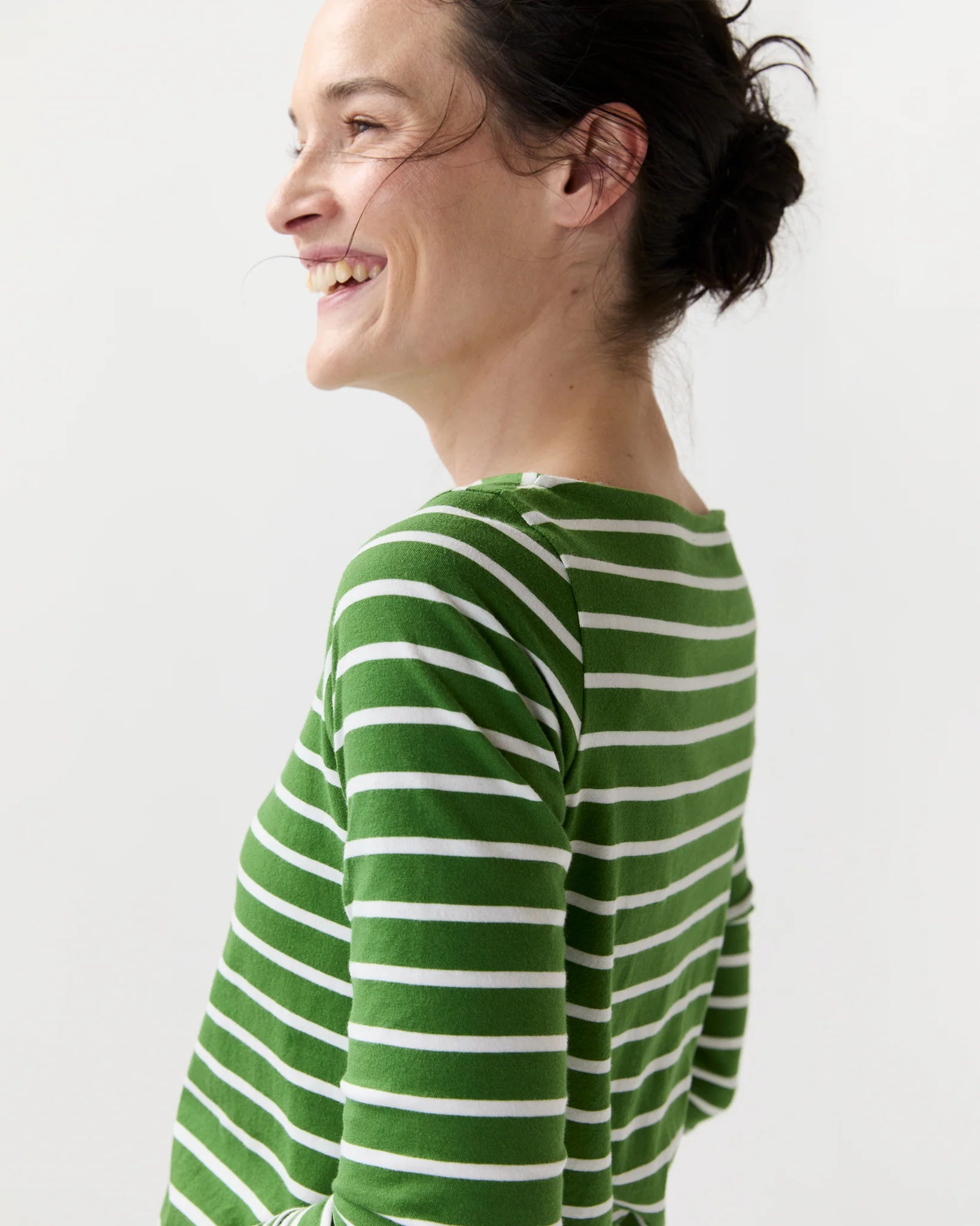 Ann Mashburn Long-Sleeved Boatneck Tee