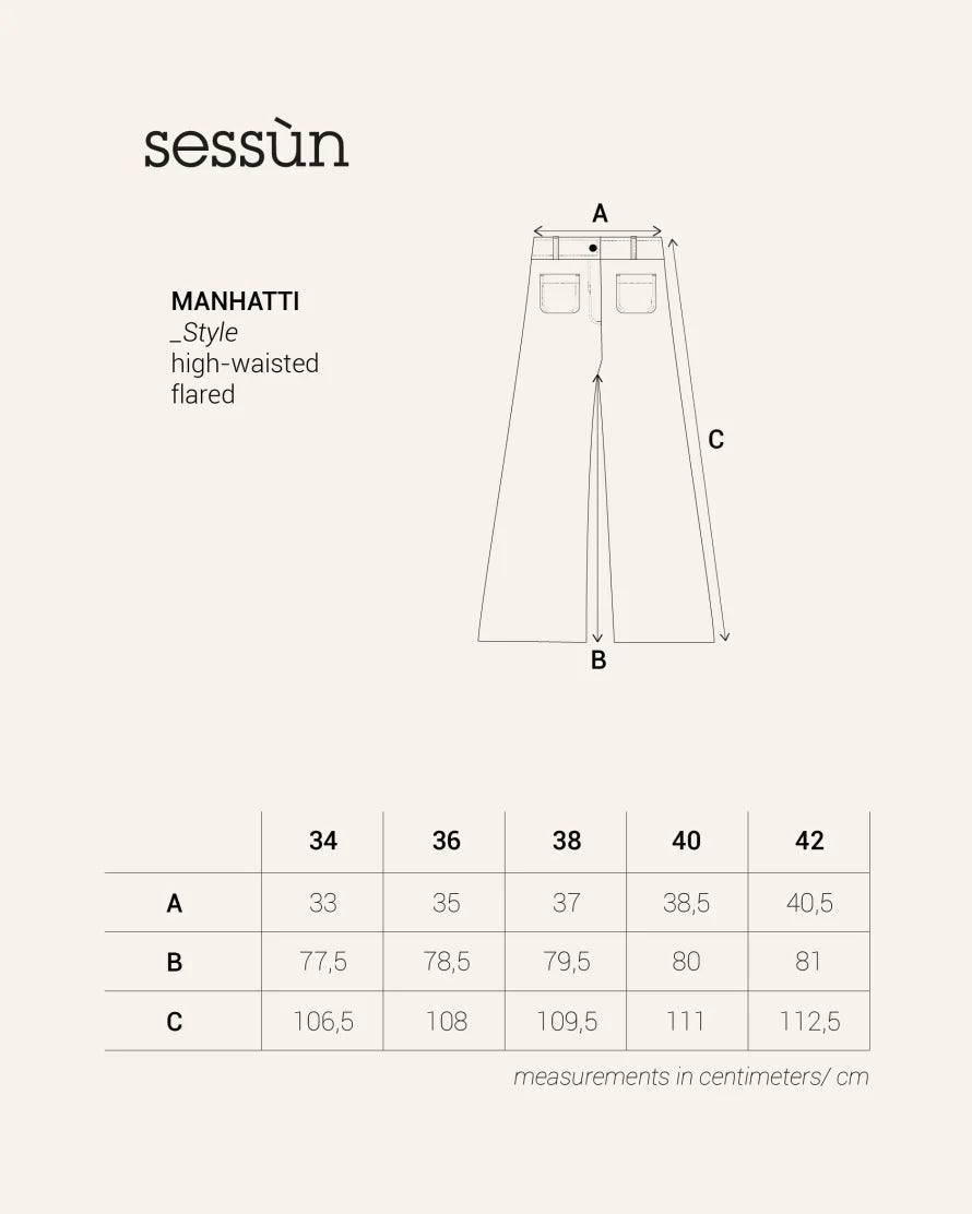 Sessùn Manhatti Wide Leg Pants