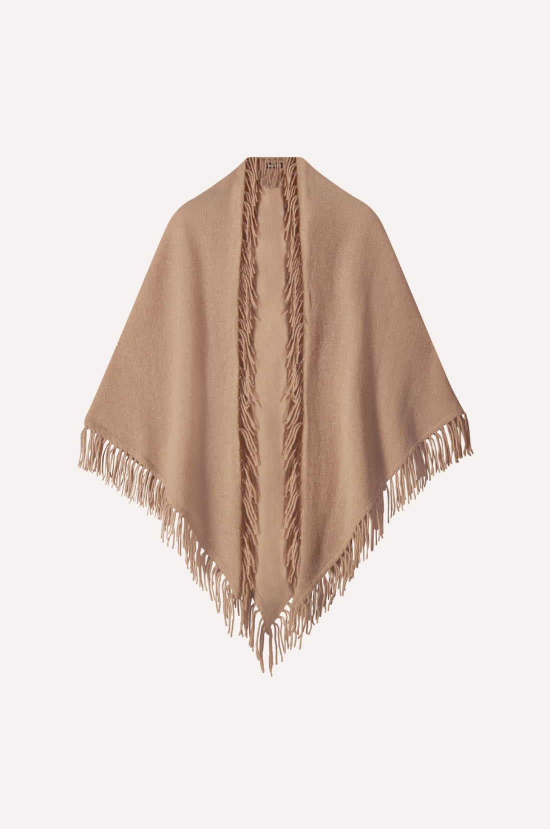Minnie Rose Cashmere Fringe Shawl YR0780