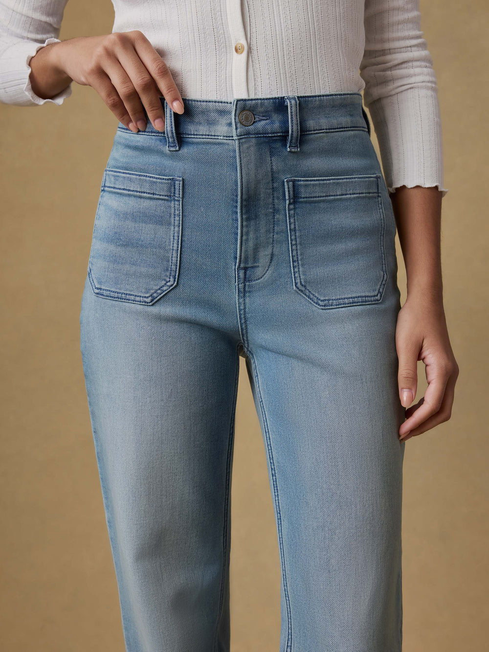 Faherty Stretch Terry Patch Pocket Pant - Eastern Shore Wash