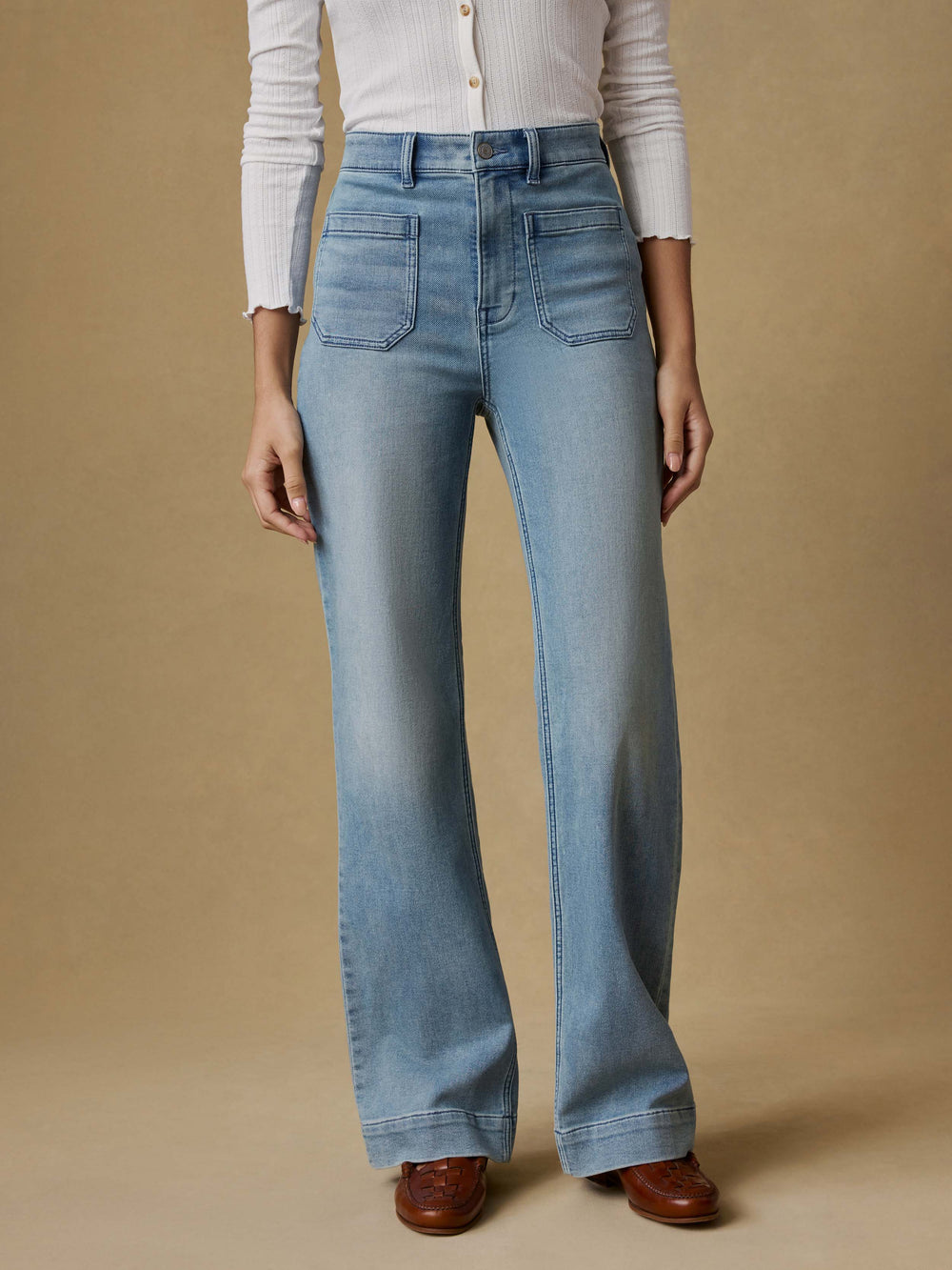Faherty Stretch Terry Patch Pocket Pant - Eastern Shore Wash