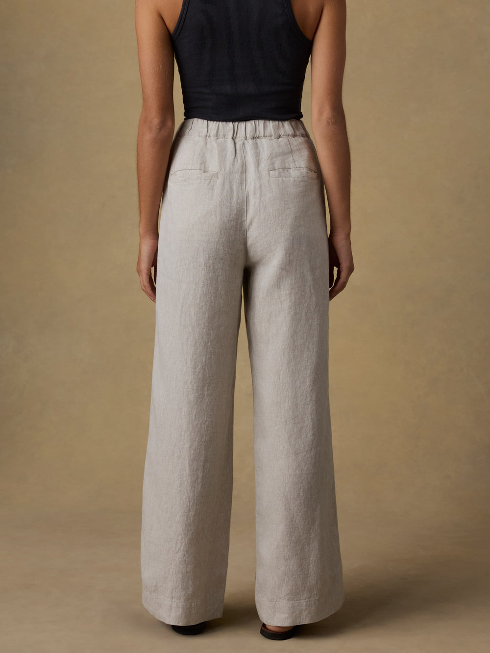 Faherty Sun Strider Linen Pant - Flax