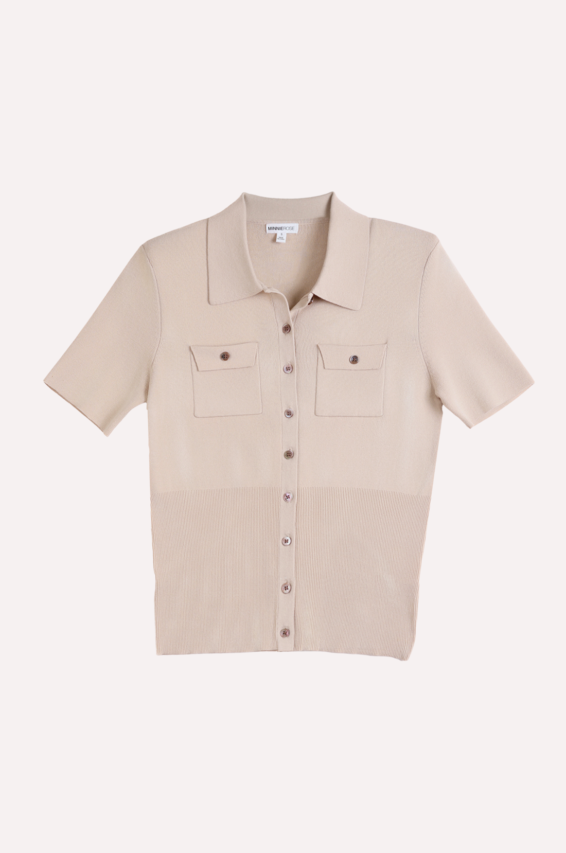 Minnie Rose Collared Shirt with Pockets 9797