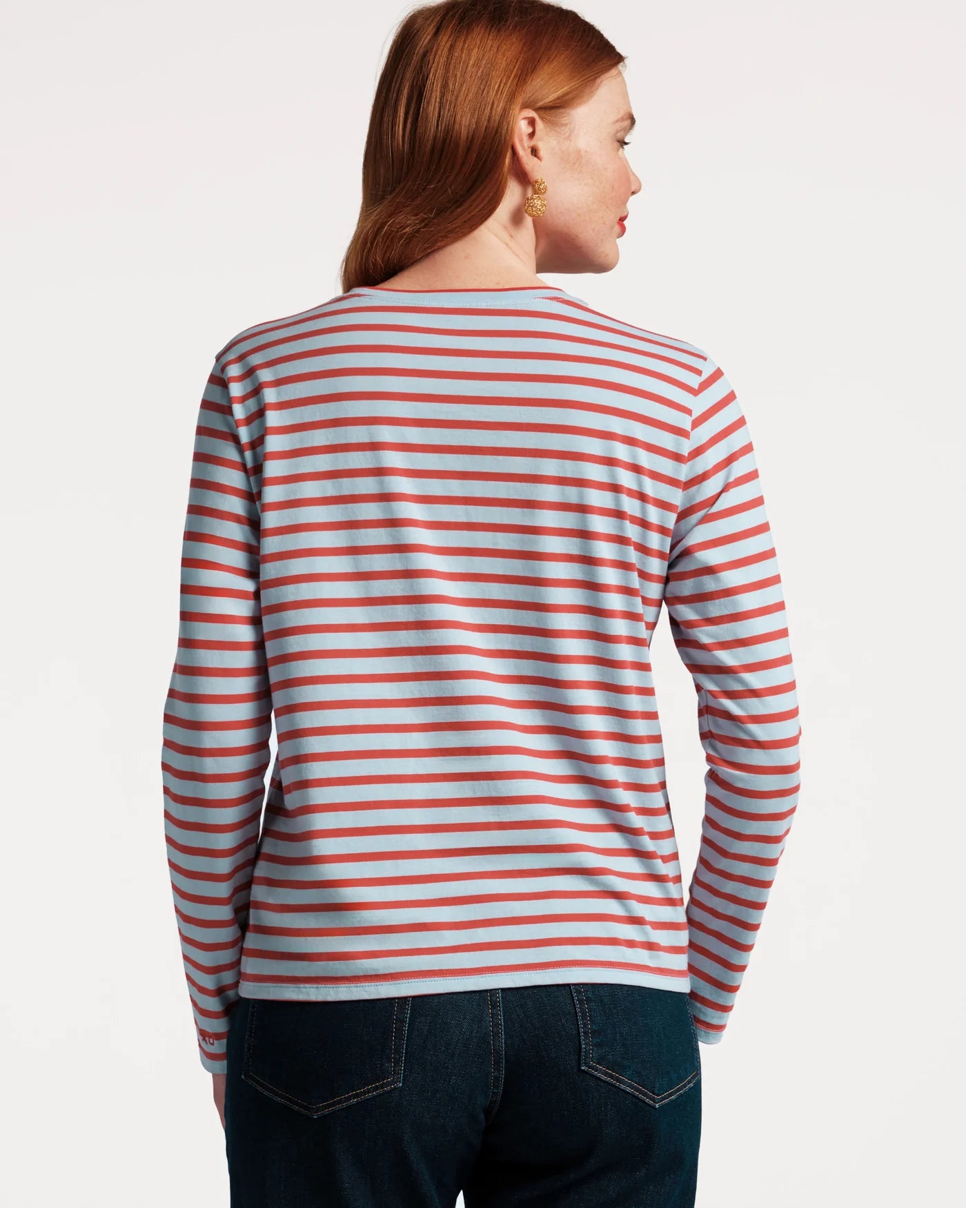 Frances Valentine Long Sleeved Striped T Shirt
