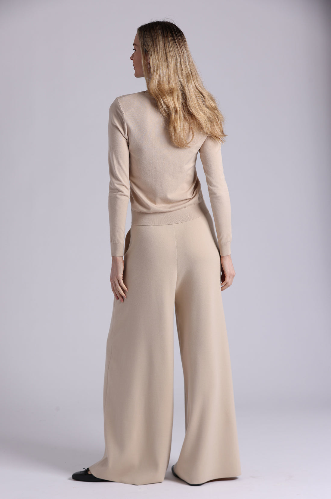 Minnie Rose Viscose Palazzo Pant with Pockets 94124
