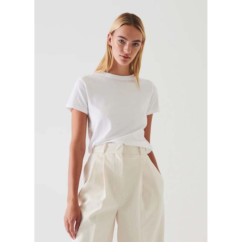 Patrick Assaraf Iconic Fitted Crew W95C03