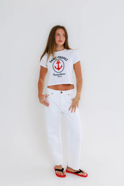 Sunny Somwhere Saint Tropez Pampelonne Tiny Tee