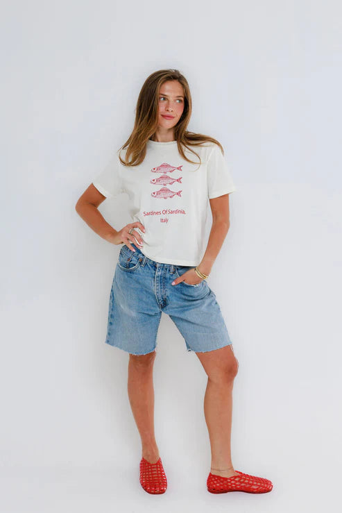 Sunny Somewhere Sardines of Sardinia Everyday Tee