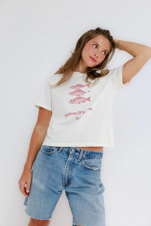 Sunny Somewhere Sardines of Sardinia Everyday Tee