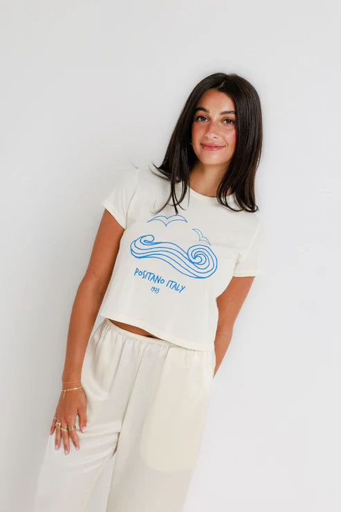 Sunny Somewhere Positano Italy Tiny Tee
